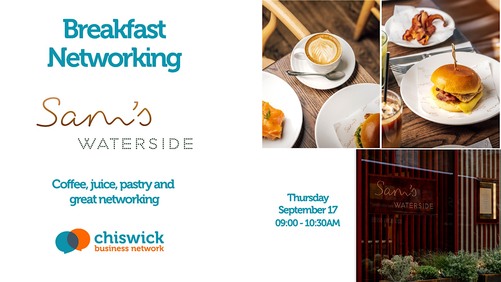 Breakfast Networking at Sam’s Waterside – Chiswick Business Network Breakfast Networking at Sam's Waterside - Chiswick Business Network