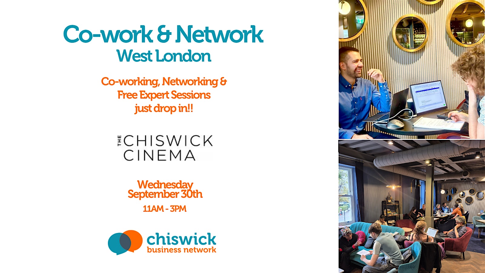 Co-work & Network West London – September Co-work & Network West London - September